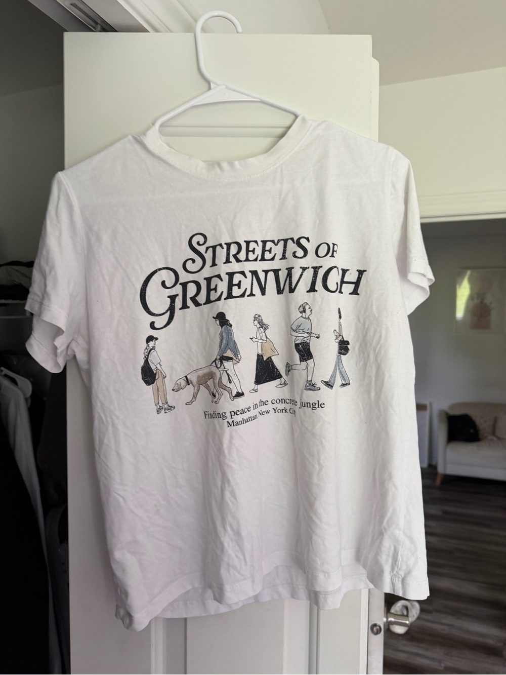 Streets of Greenwich Graphic Tee - White
